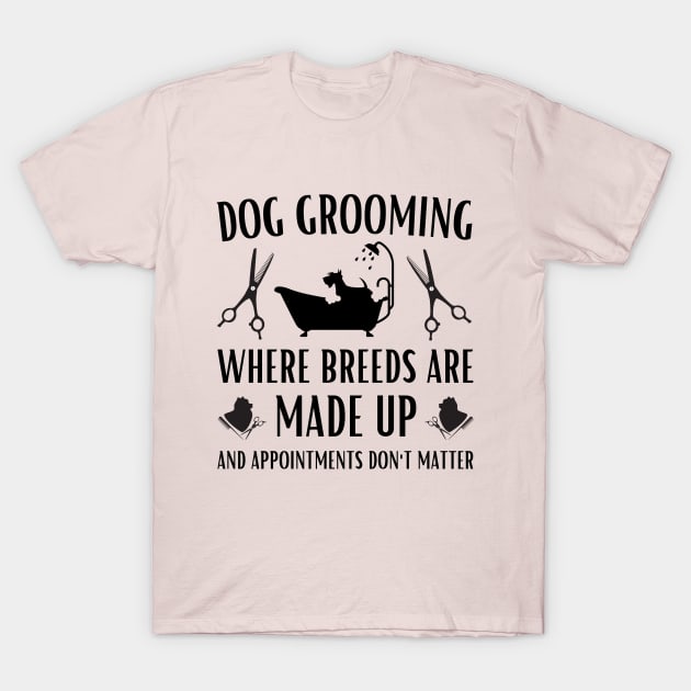 Thank you dog groomer women appreciation pet groomer T-Shirt by Printopedy